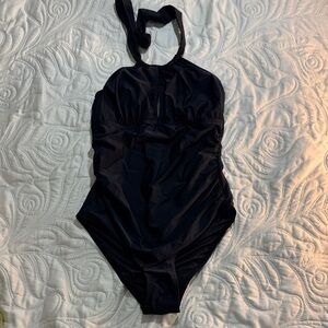 Eve Charcoal One-Piece Swimsuit